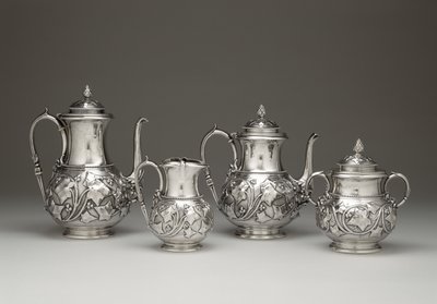 Coffee and Tea Service, Tiffany and Company, 1856-59 by Tiffany and Company Tiffany and Company